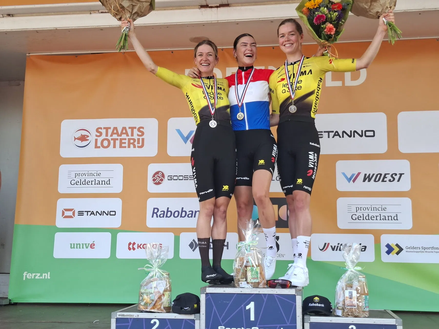 Clean Sweep Visma vrouwen NK Tijdrijden 2026